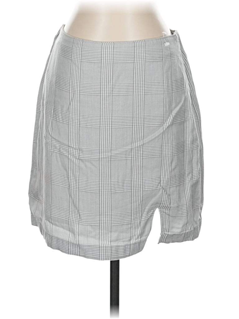 Pre-owned Abercrombie & Fitch Casual Skirt In Gray