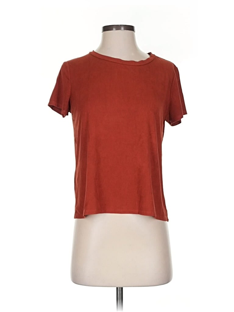 Pre-owned Madison Short Sleeve T-shirt In Red