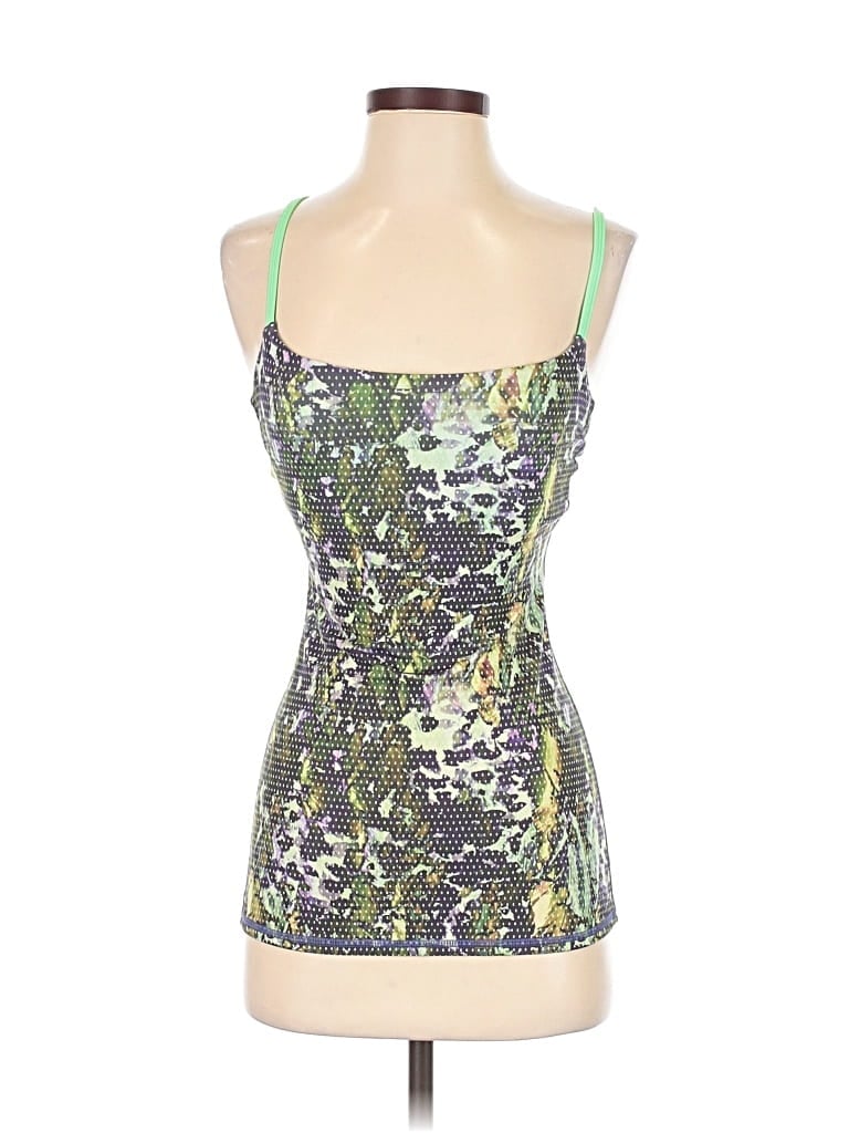 Pre-owned Lululemon Athletica Tank Top Purple Strapless Neckline Tops