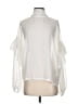 Nasty Gal Inc. 100% Polyester White Long Sleeve Blouse Size 4 - photo 1