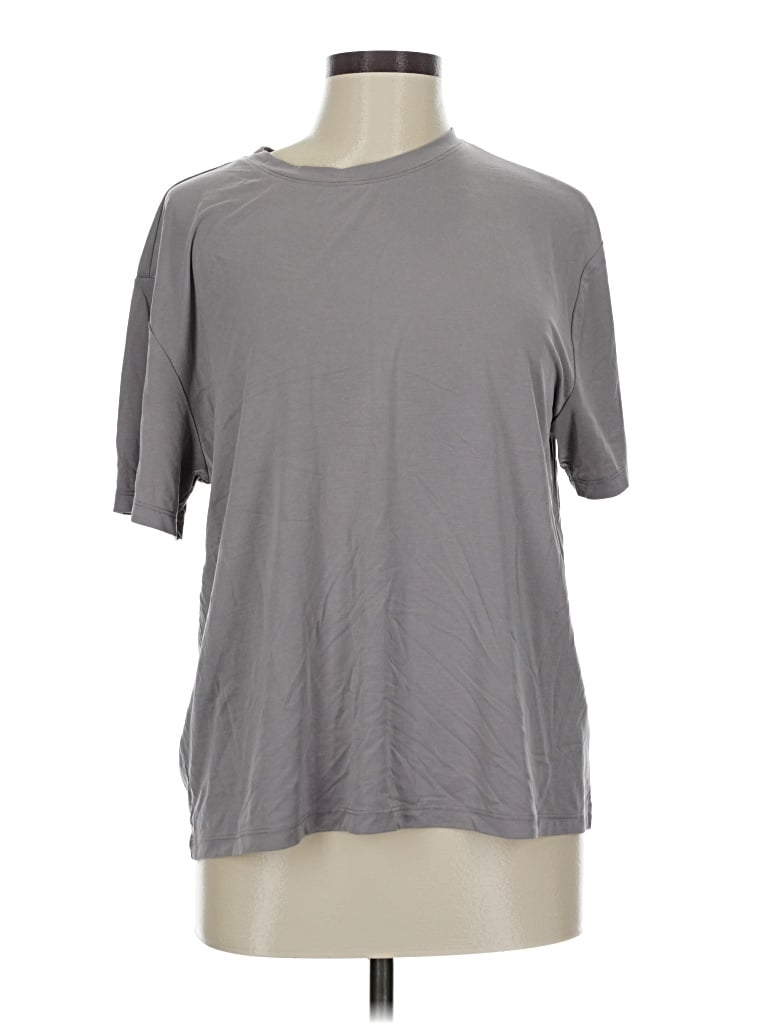 Pre-owned Abercrombie & Fitch Short Sleeve T-shirt In Gray