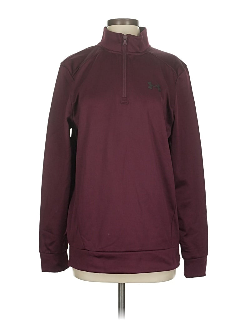 Pre-owned Under Armour Sweatshirt In Burgundy