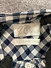 J.Crew Checkered-gingham Blue Long Sleeve Blouse Size 2 - photo 7
