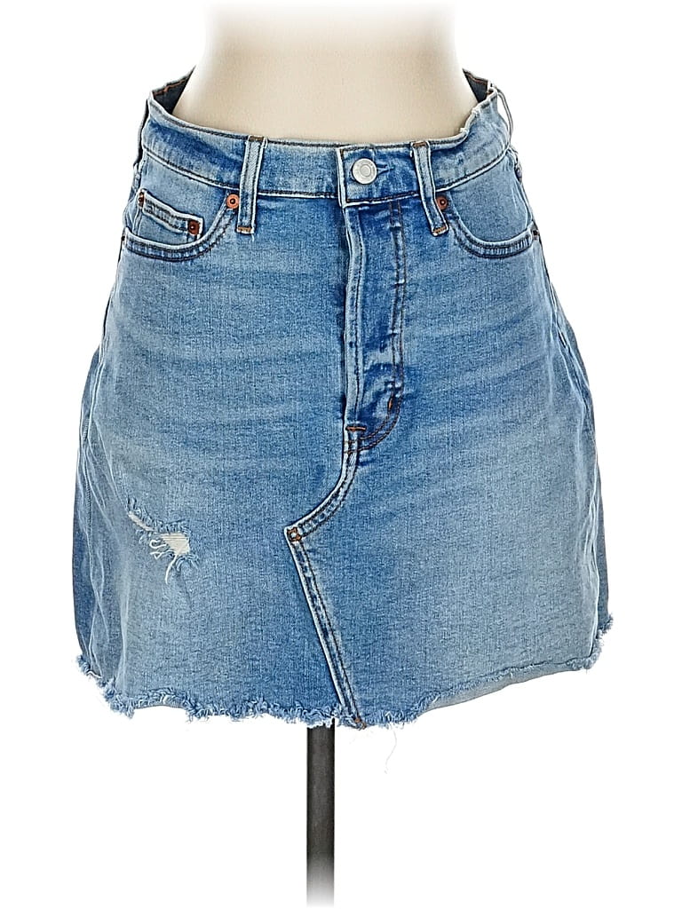 Pre-owned Gap Denim Skirt In Blue