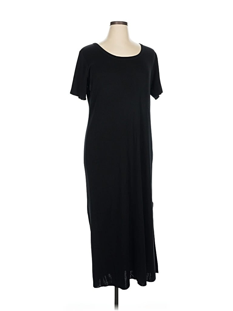 Pre-owned Misook Casual Dress In Black