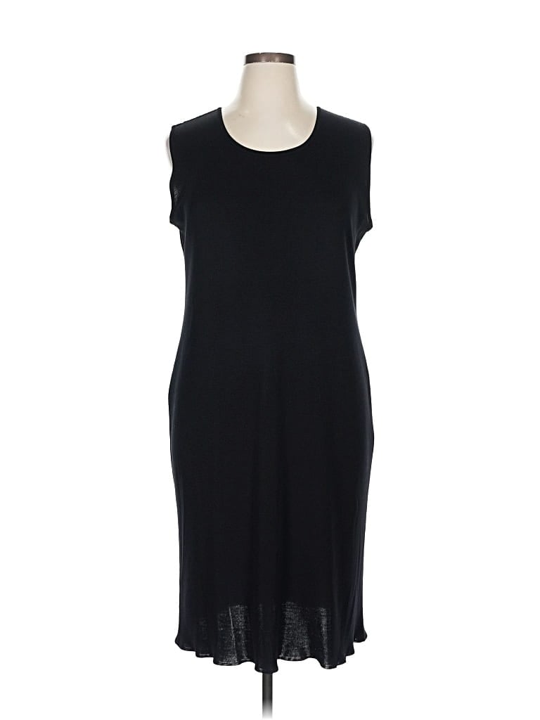 Pre-owned Misook Casual Dress In Black
