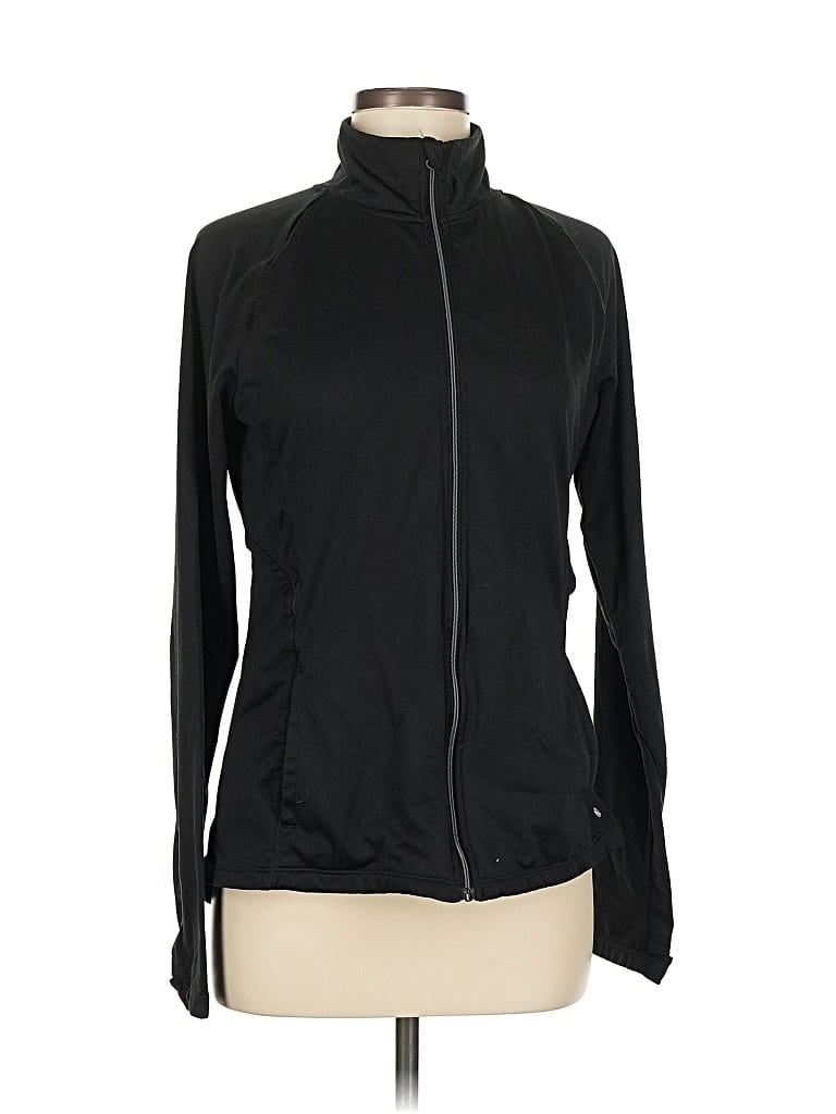 Pre-owned Layer 8 Track Jacket In Black