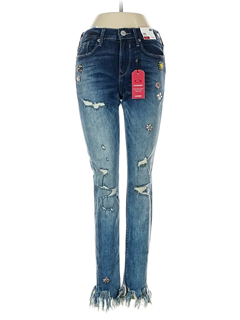Pre-owned Express Jeans In Blue