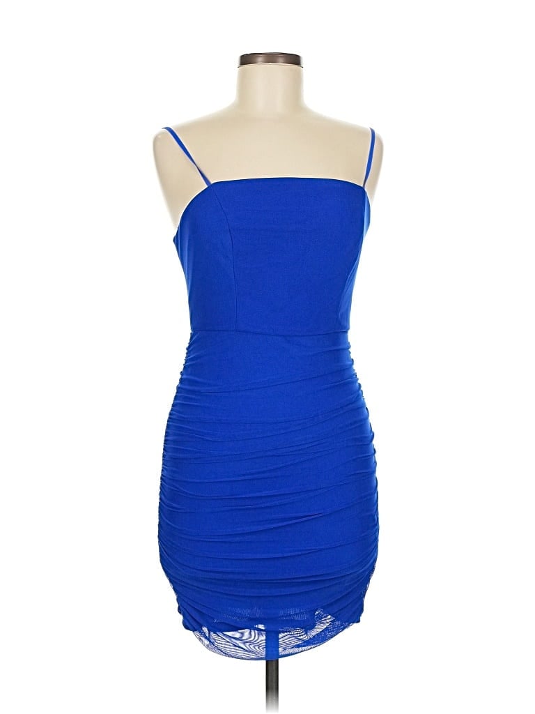 Pre-owned Crystal Sky Cocktail Dress In Blue
