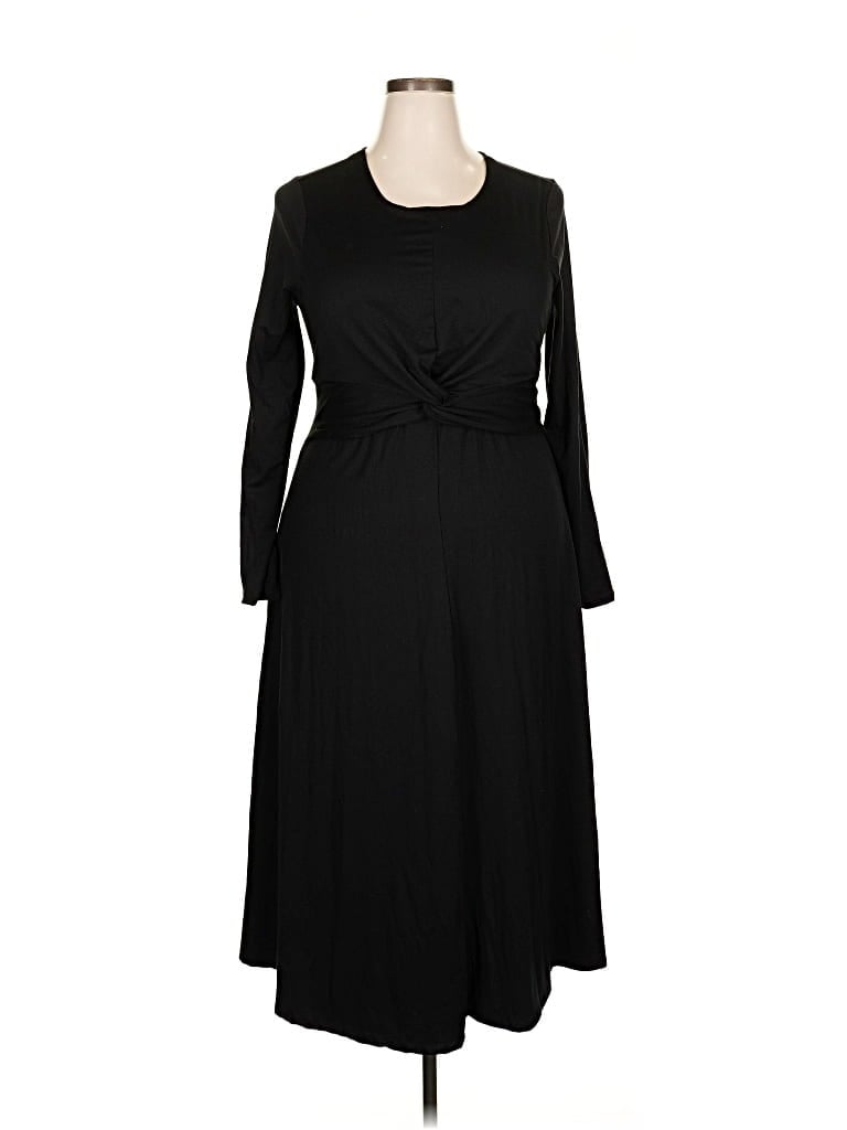 Pre-owned A New Day Casual Dress In Black