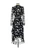 Unbranded 100% Polyester Black Cocktail Dress Size XXS - photo 2