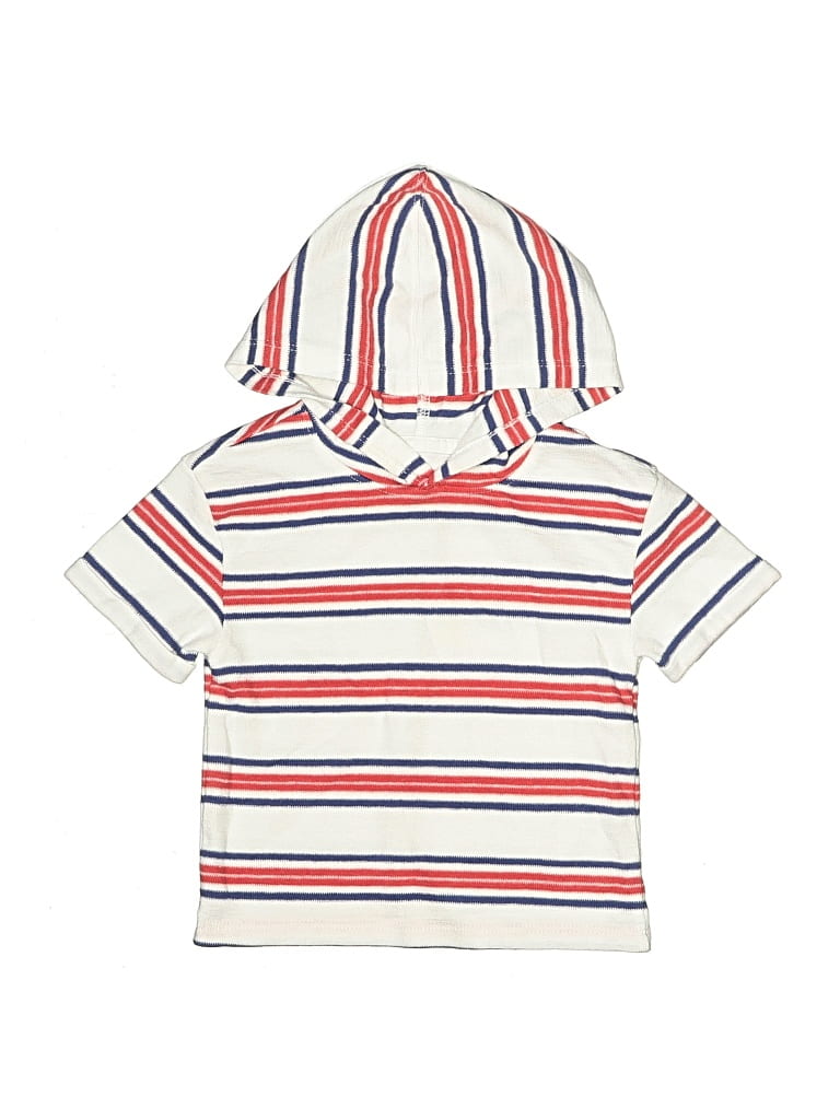 Pre-owned Cat & Jack Babies' Pullover Hoodie In White