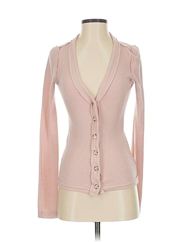 Pre-owned We The Free Cardigan Sweater In Pink