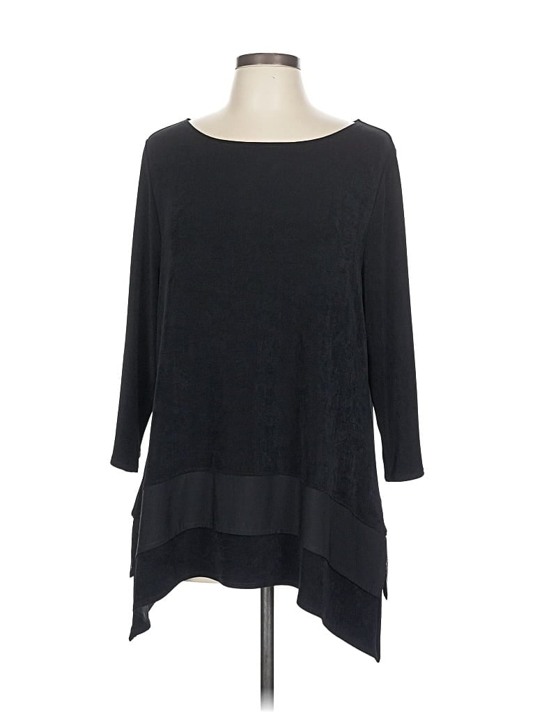 Pre-owned Travelers By Chico's Casual Dress In Black