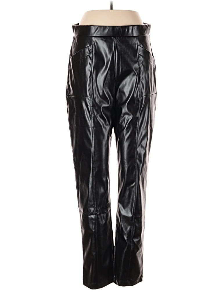 Pre-owned H By Halston Casual Pants In Black