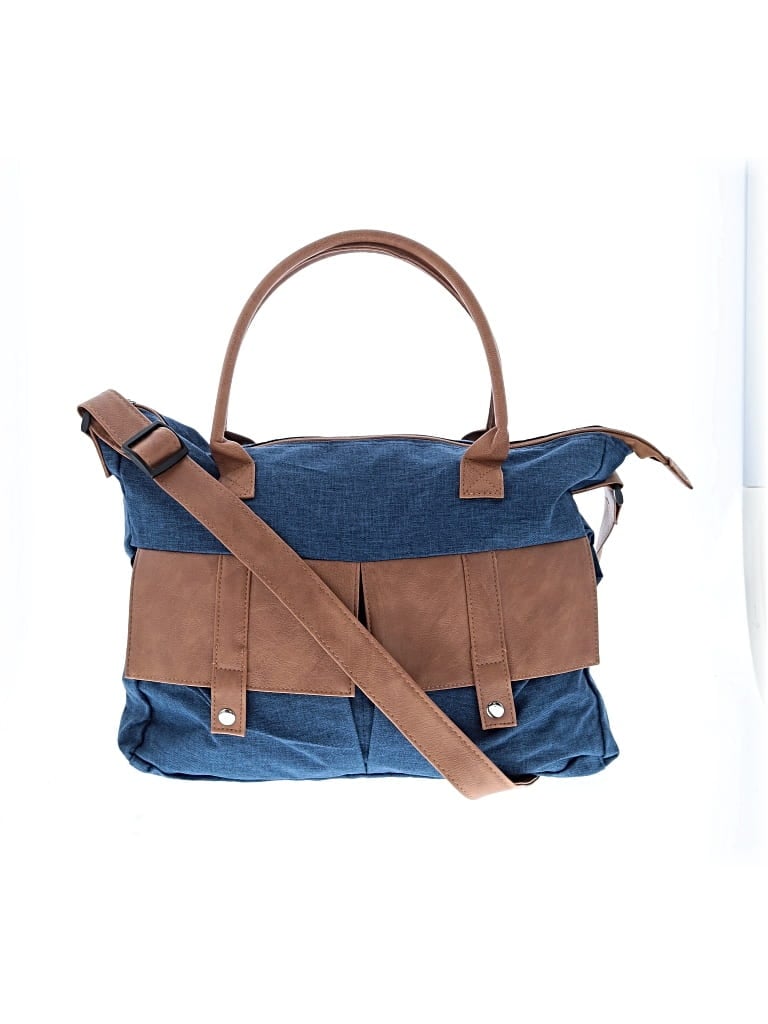 Pre-owned Unbranded Satchel In Blue
