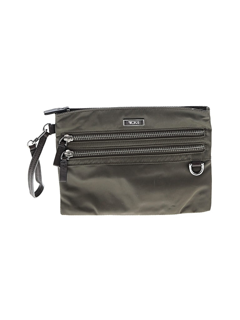 Pre-owned Tumi Wristlet In Green