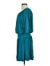 Express Solid Teal Casual Dress Size S - photo 5