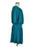 Express Solid Teal Casual Dress Size S - photo 4