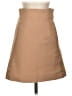 Zara 100% Polyurethane Solid Tan Formal Skirt Size XS - photo 1