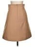 Zara 100% Polyurethane Solid Tan Formal Skirt Size XS - photo 2