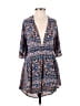 Lulus 100% Polyester Paisley Blue Romper Size S - photo 1