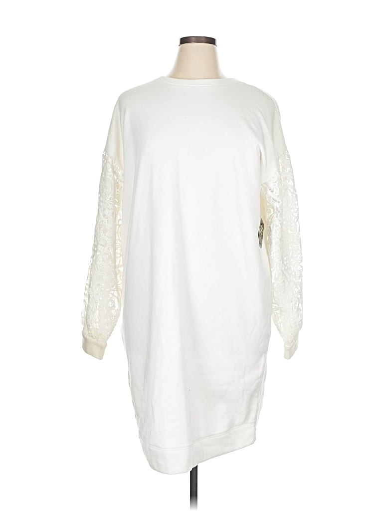 Pre-owned Express Casual Dress In White