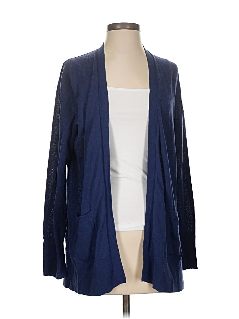Pre-owned Gap Cardigan Sweater In Blue