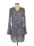 Hinge Paisley Gray Casual Dress Size S - photo 1