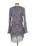 Hinge Paisley Gray Casual Dress Size S - photo 2