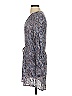 Hinge Paisley Gray Casual Dress Size S - photo 5