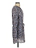 Hinge Paisley Gray Casual Dress Size S - photo 4