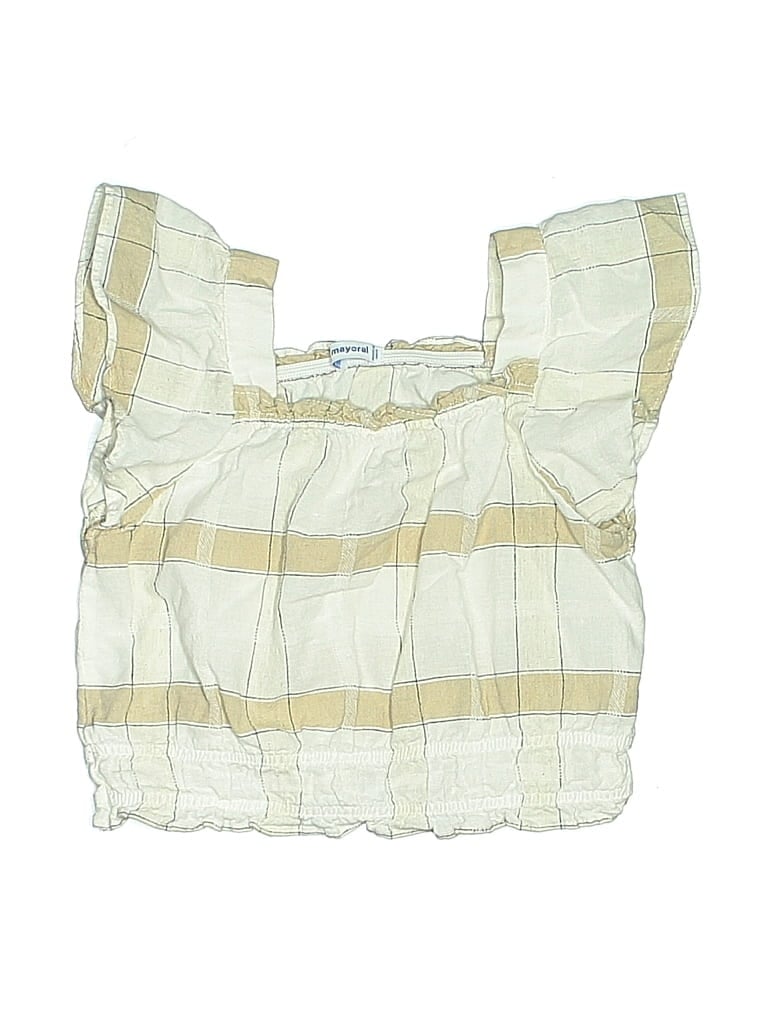 Pre-owned Mayoral Kids' Sleeveless Blouse In Yellow