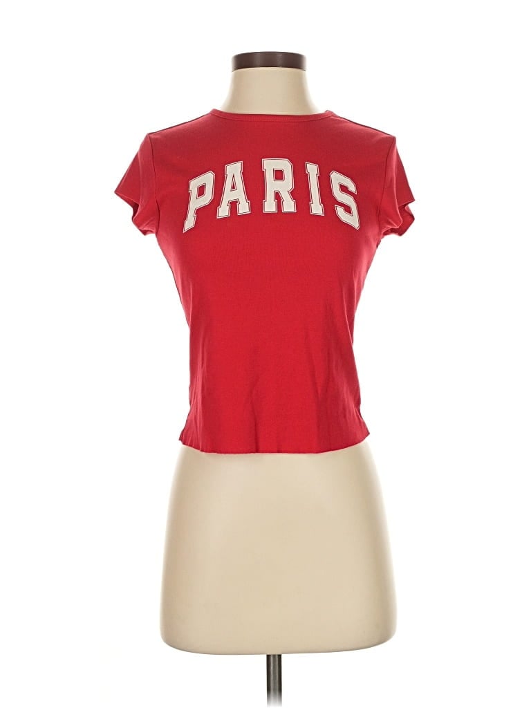 Pre-owned Wild Fable Short Sleeve T-shirt In Red