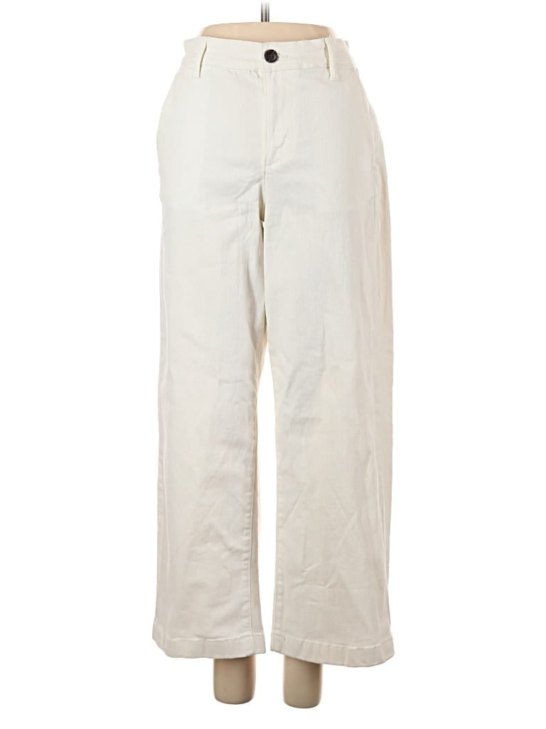 Pre-owned Ella Moss Casual Pants In White