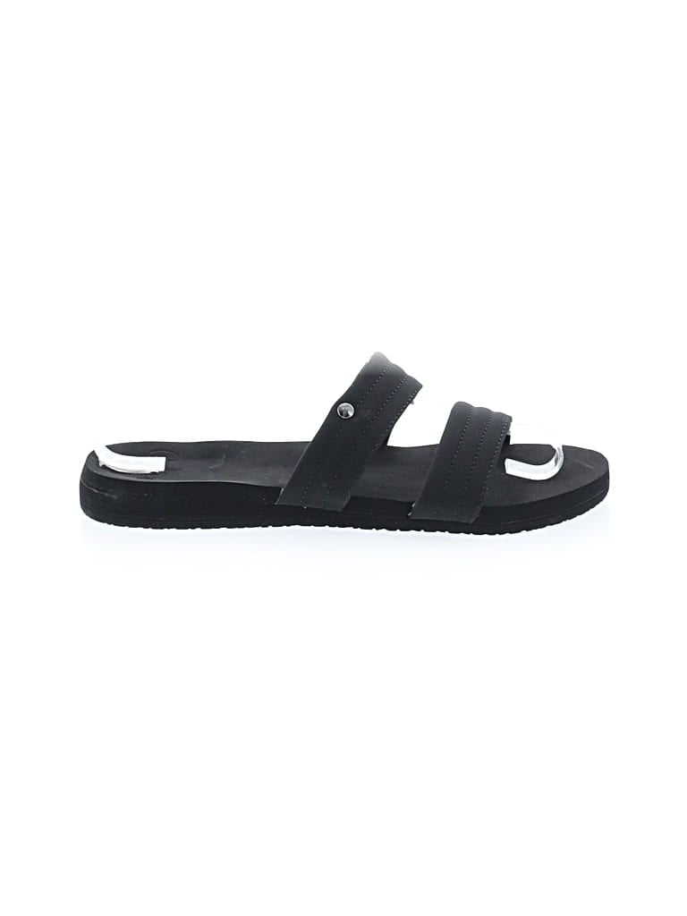 Pre-owned Reef Sandals In Black