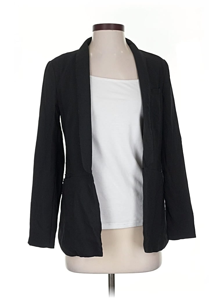 Pre-owned Forever 21 Blazer Jacket In Black