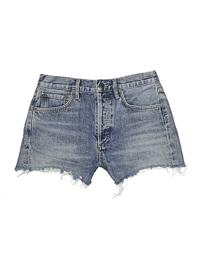 Pre-owned Agolde Denim Shorts In Blue