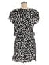 Ann Taylor LOFT 100% Rayon Polka Dots Black White Romper Size 6 - photo 2