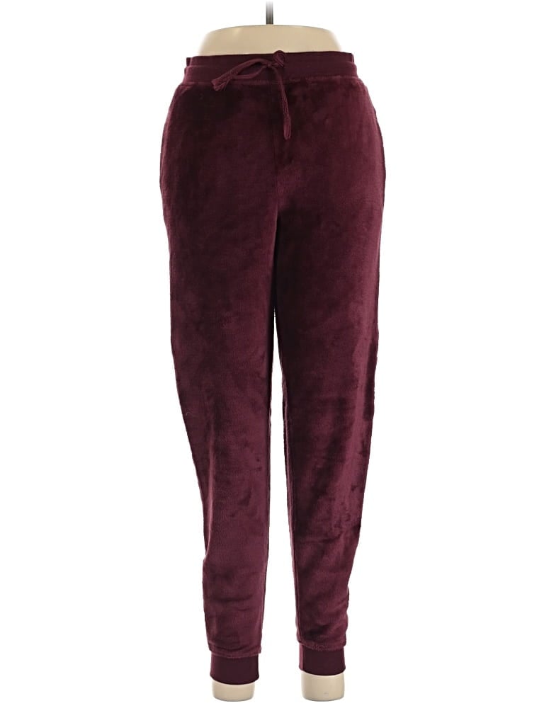 Pre-owned Ci Sono Casual Pants In Burgundy