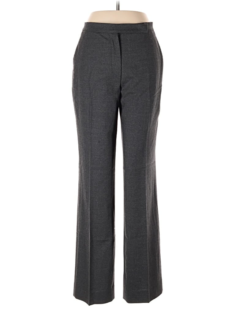 Pre-owned Peserico Wool Pants In Gray