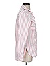 Stellah 100% Polyester Stripes Pink 3/4 Sleeve Blouse Size S - photo 4