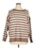 T Tahari Stripes Brown Pullover Sweater Size 1X - photo 1