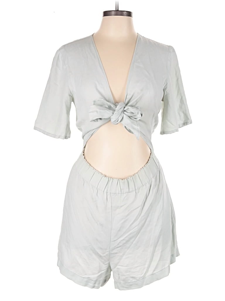 Pre-owned Thakoon Collective Romper In Blue