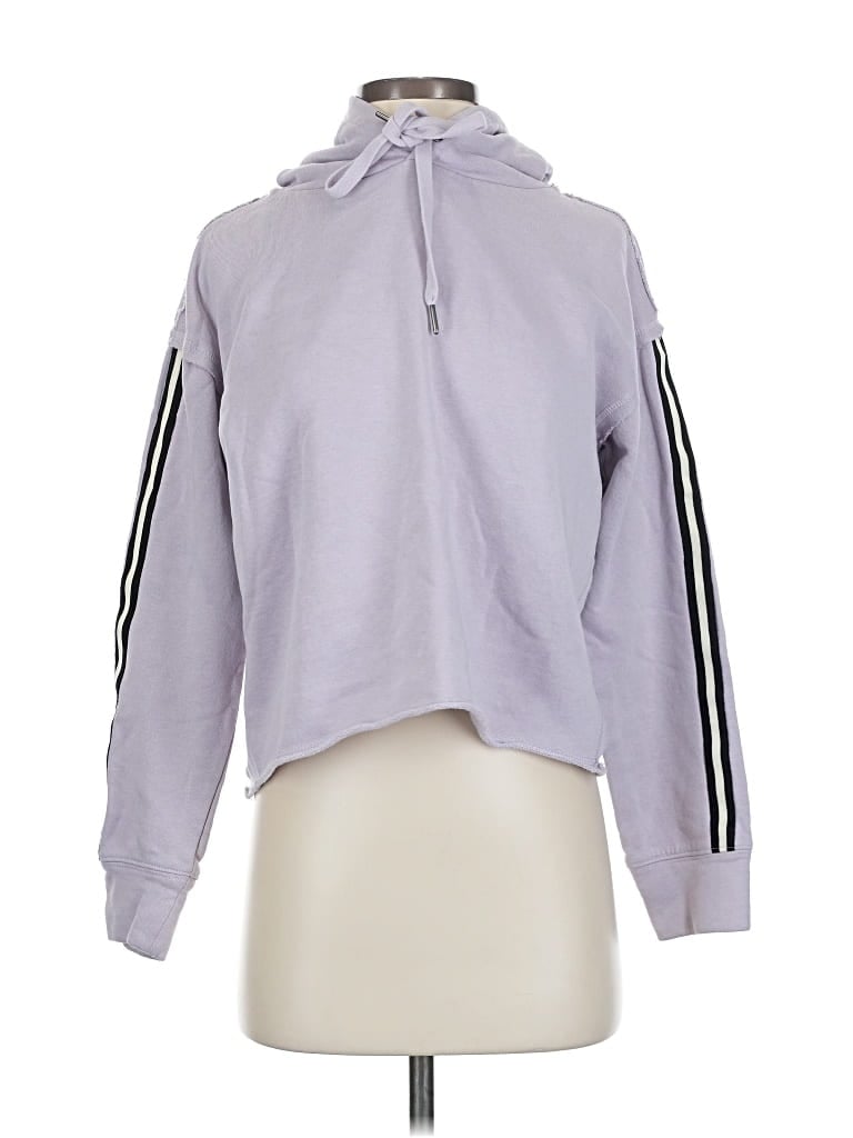 Pre-owned J.crew Factory Store Pullover Hoodie In Blue