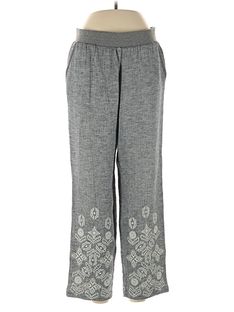 Pre-owned Soft Surroundings Casual Pants In Gray