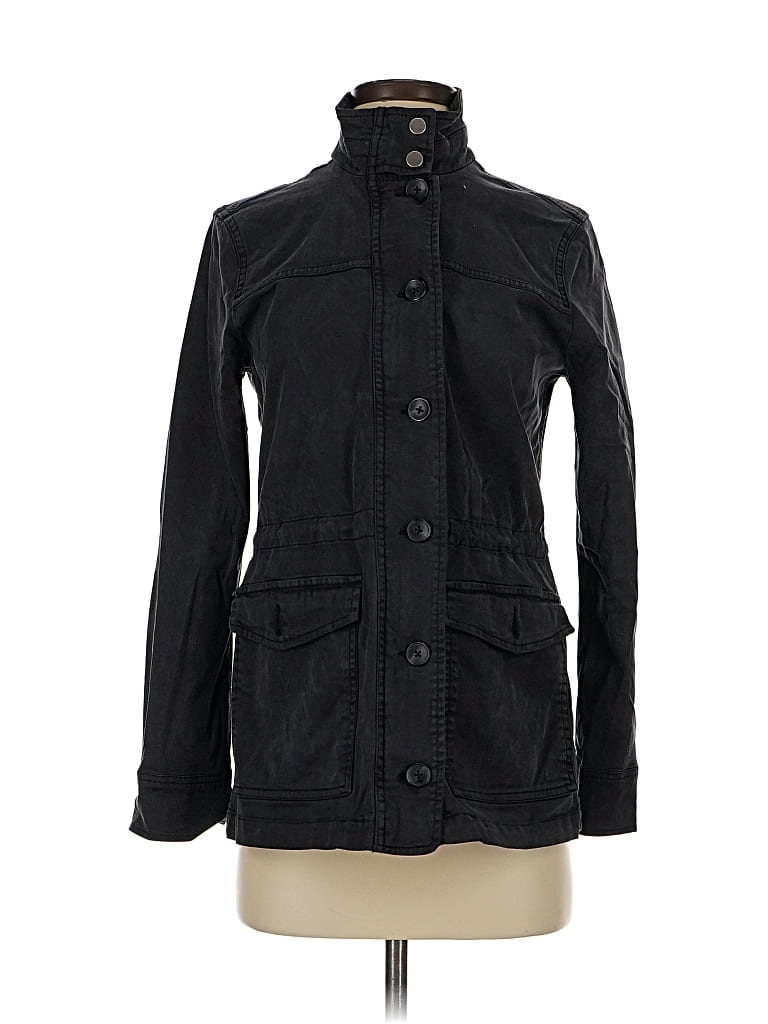 Pre-owned Lucky Brand Coat In Black