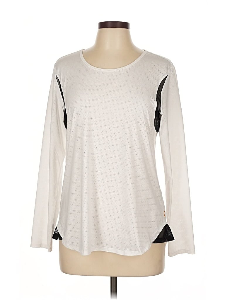 Pre-owned Lucy Long Sleeve T-shirt In White