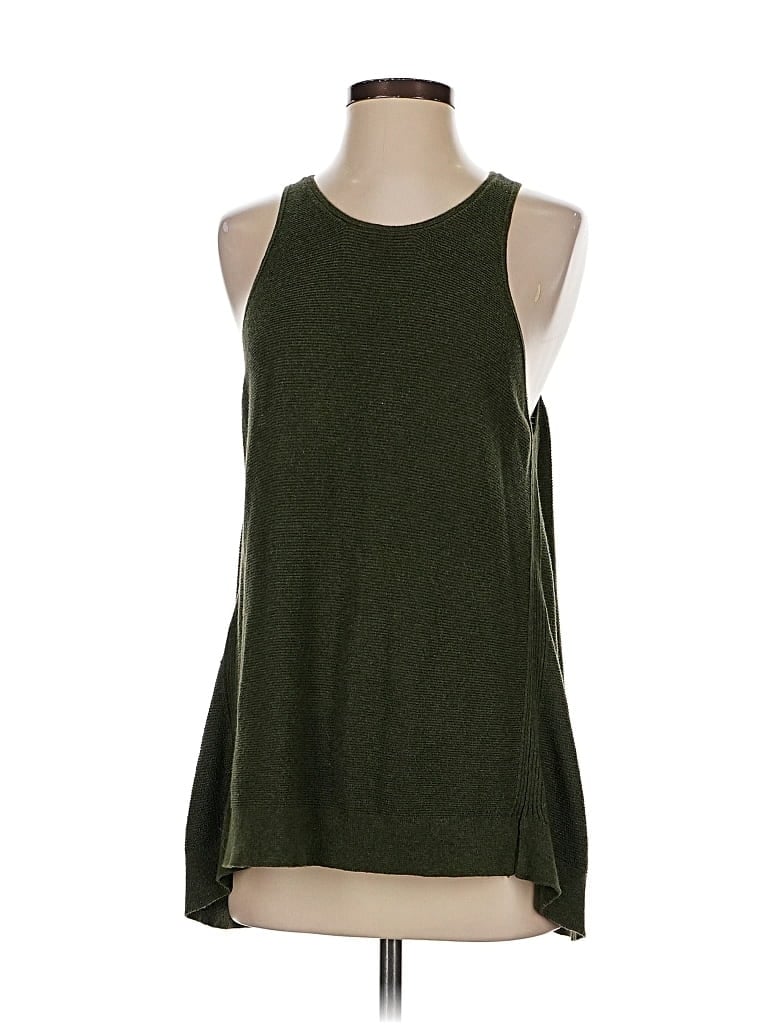 Pre-owned Lou & Grey Pullover Sweater In Green