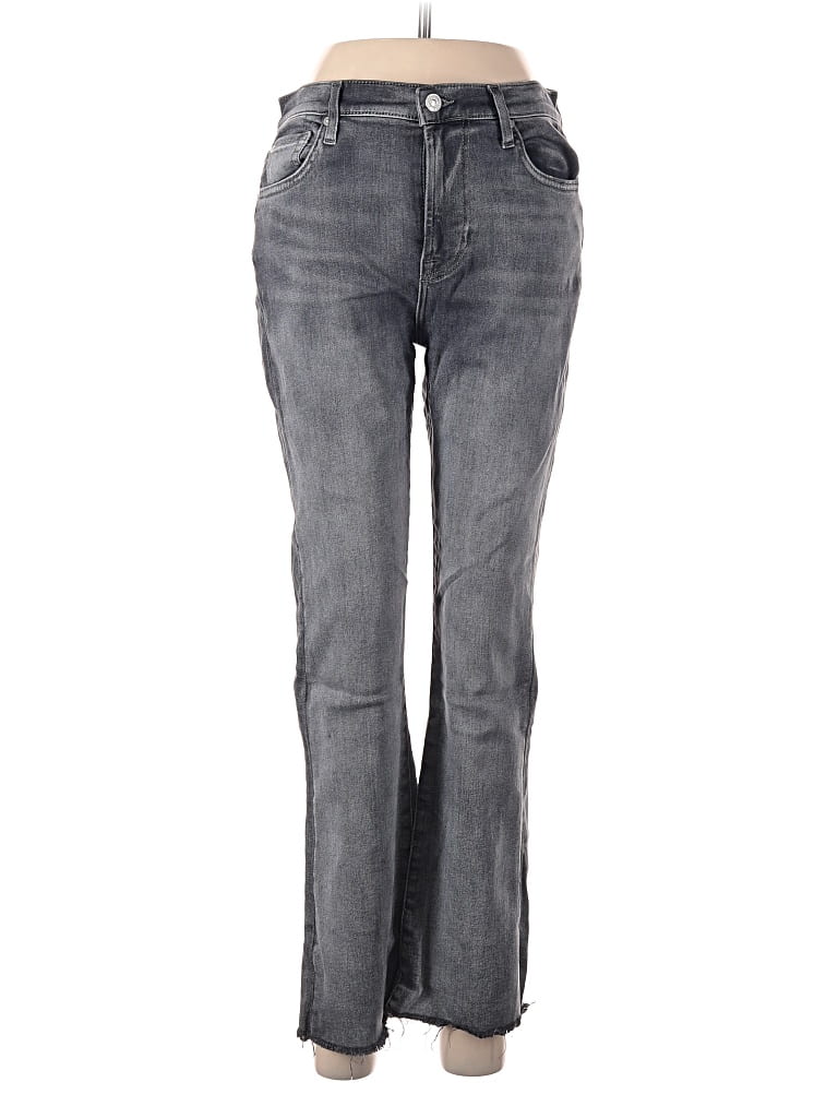 Pre-owned 7 For All Mankind Jeans In Gray